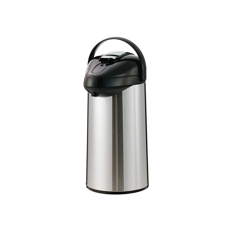 Service Ideas Steel Vacuum Insulated Dispenser 3.75 Liter Lever Stainless Steel
