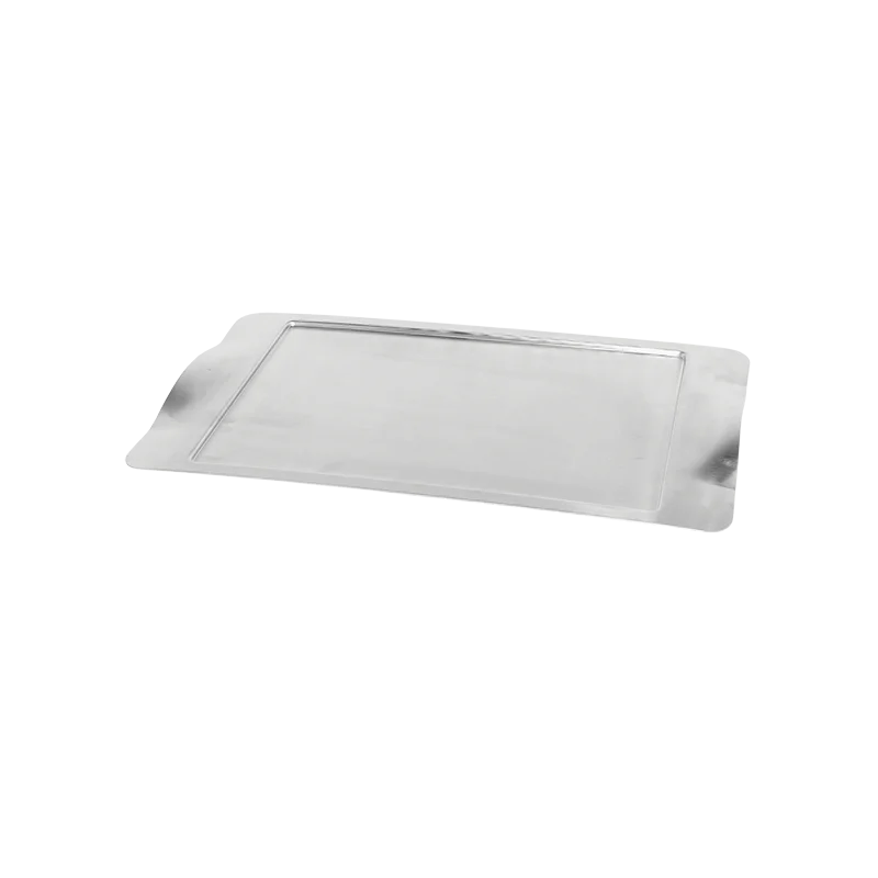 Service Ideas Rectangular Tray Stainless Steel 20 x 11 Polished Finish