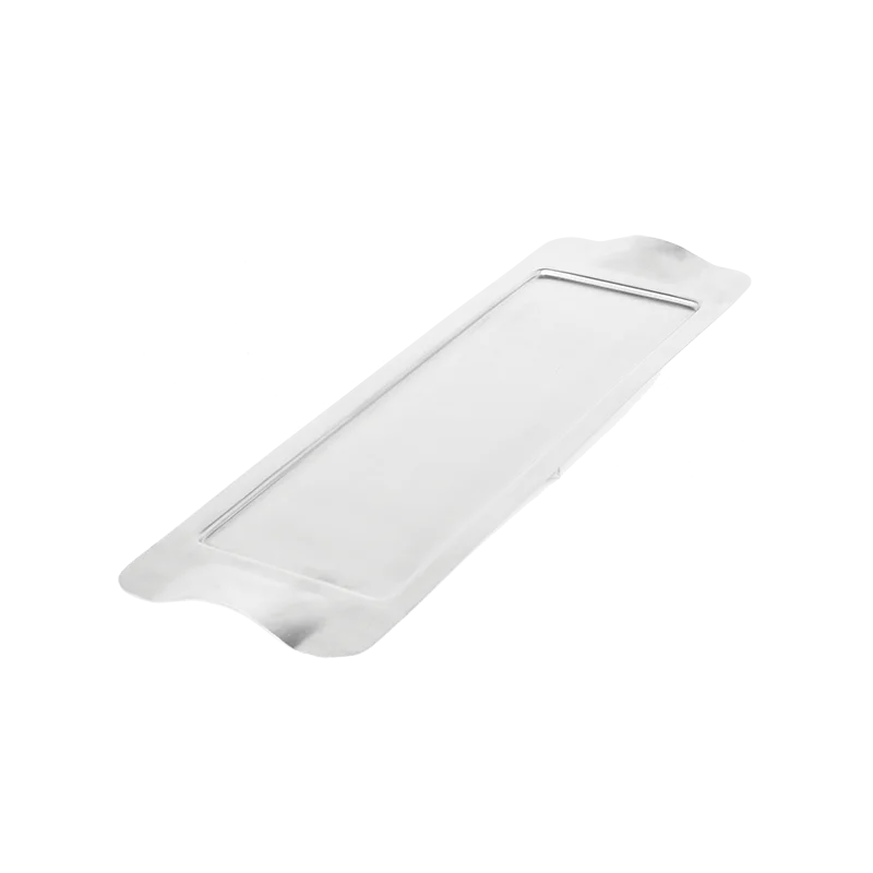 Service Ideas Rectangular Tray Stainless Steel 20 x 6 Polished Finish