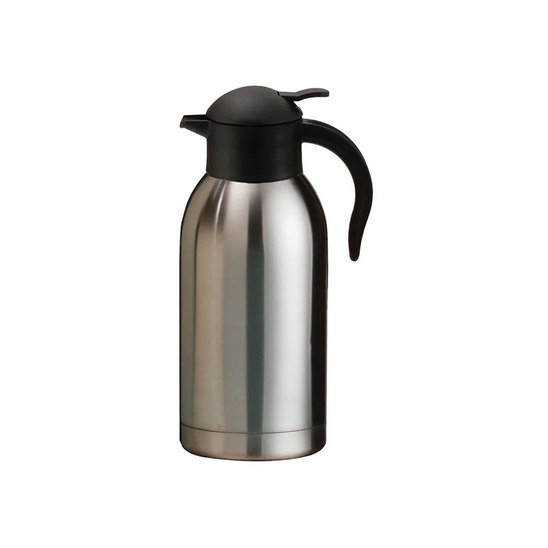 Service Ideas Server 2 Liter Push Button Stainless Steel Lined Brushed Finish - Set of 6 pieces Service Ideas Server 2 Liter Push Button Stainless Steel Lined Brushed Finish - Set of 6 pieces