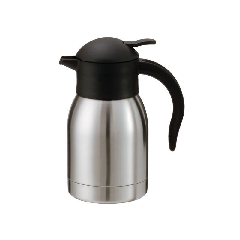 Service Ideas Server 0.6 Liter Push Button Stainless Steel Lined Brushed Finish - Set of 6 pieces Service Ideas Server 0.6 Liter Push Button Stainless Steel Lined Brushed Finish - Set of 6 pieces