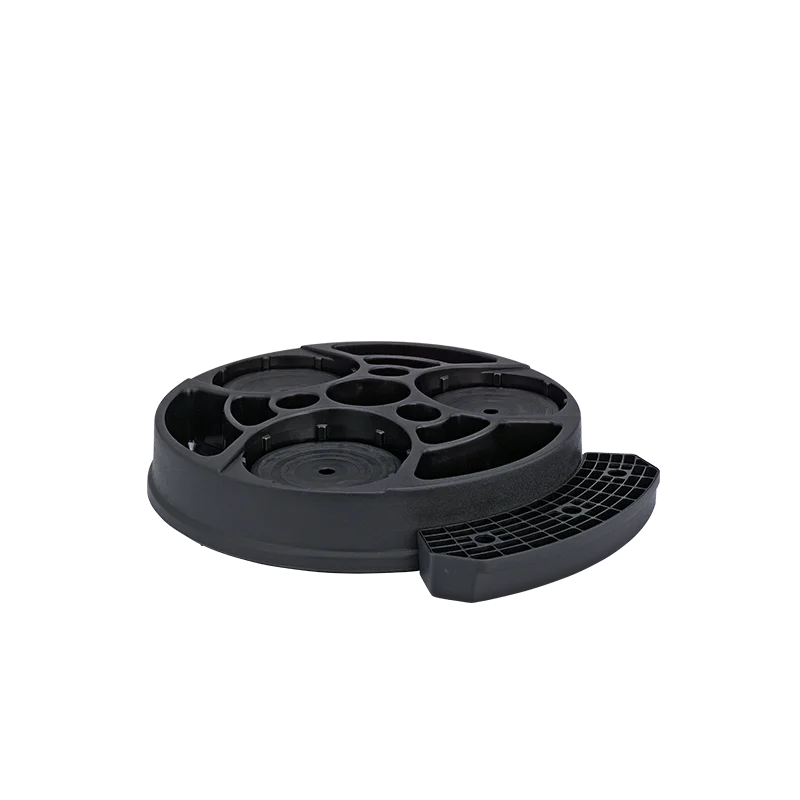 Service Ideas Plastic Roto Rack For 3 Pots Black