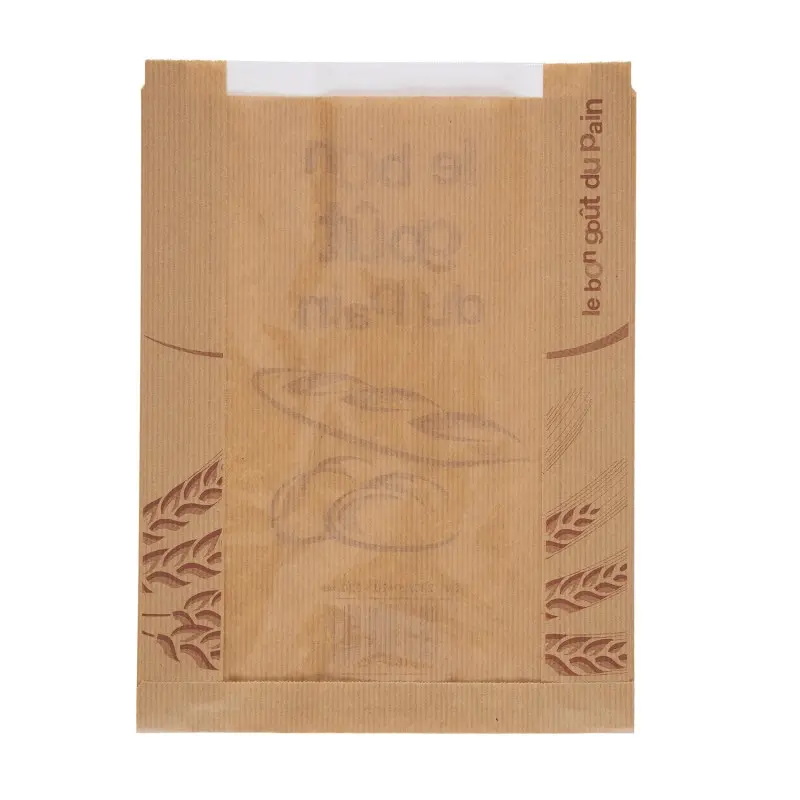Kraft Brown Sourdough Round Artisan Bread Window Bags - 230/20+20x300 mm Kraft Brown Sourdough Round Artisan Bread Window Bags - 230/20+20x300 mm