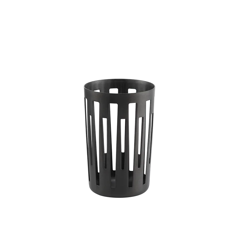 Service Ideas Sugar Stick Basket Holder Black Onyx Finish
