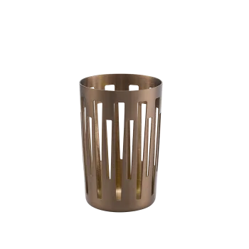 Service Ideas Sugar Stick Basket Holder Rose Gold Finish