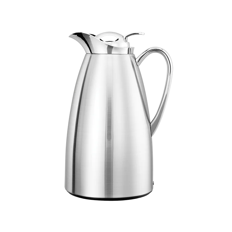 Service Ideas Carafe 1 Liter Stainless Steel Gland All Polished Finish
