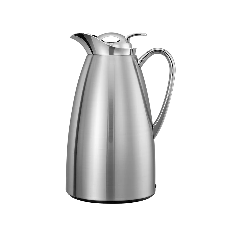 Service Ideas Carafe 1 Liter Stainless Steel Gland Brushed And Polished Finish Service Ideas Carafe 1 Liter Stainless Steel Gland Brushed And Polished Finish