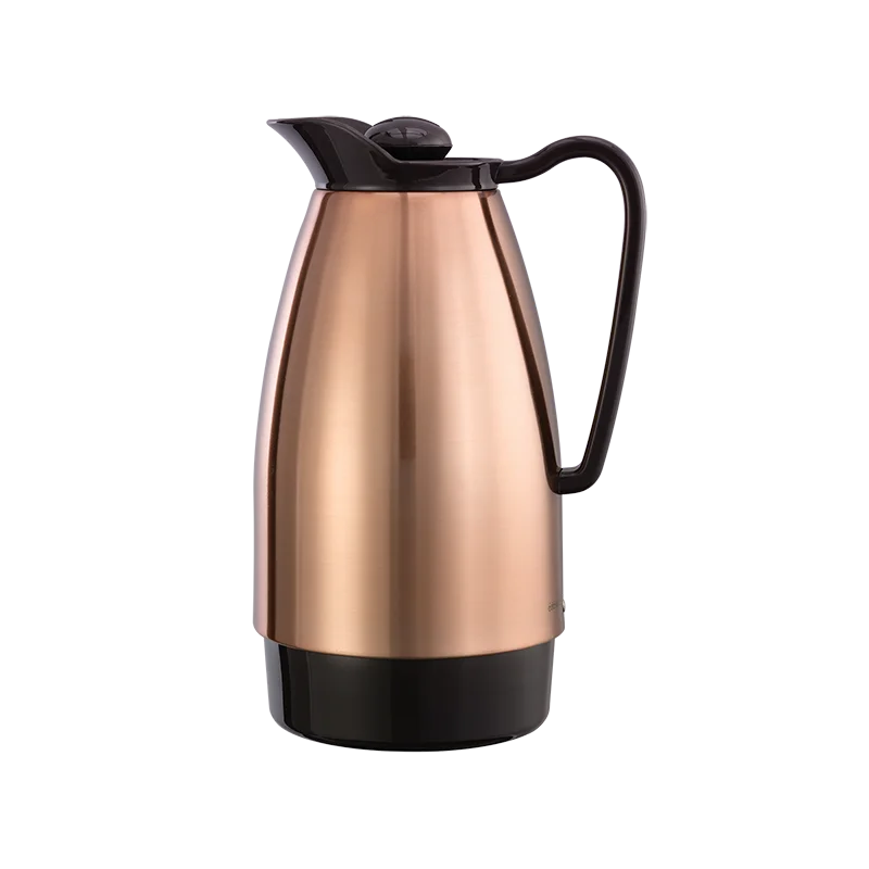 Service Ideas Carafe 1 Liter Copper With Brown Finish Stainless Steel Liner - Set of 6 pieces Service Ideas Carafe 1 Liter Copper With Brown Finish Stainless Steel Liner - Set of 6 pieces