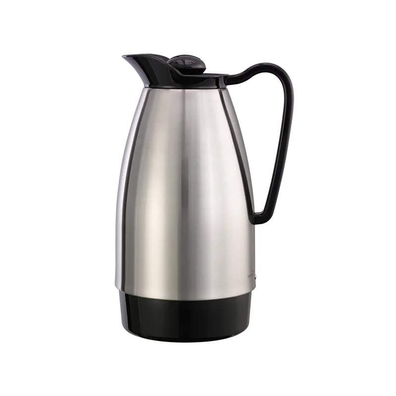 Service Ideas Carafe 1 Liter Stainless Steel With Black Finish Stainless Steel Liner - Set of 6 pieces Service Ideas Carafe 1 Liter Stainless Steel With Black Finish Stainless Steel Liner - Set of 6 pieces