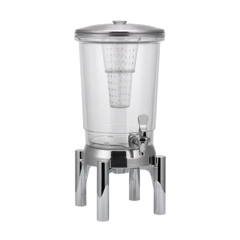 Service Ideas 3 Gallon Container With Lid and Round Legs