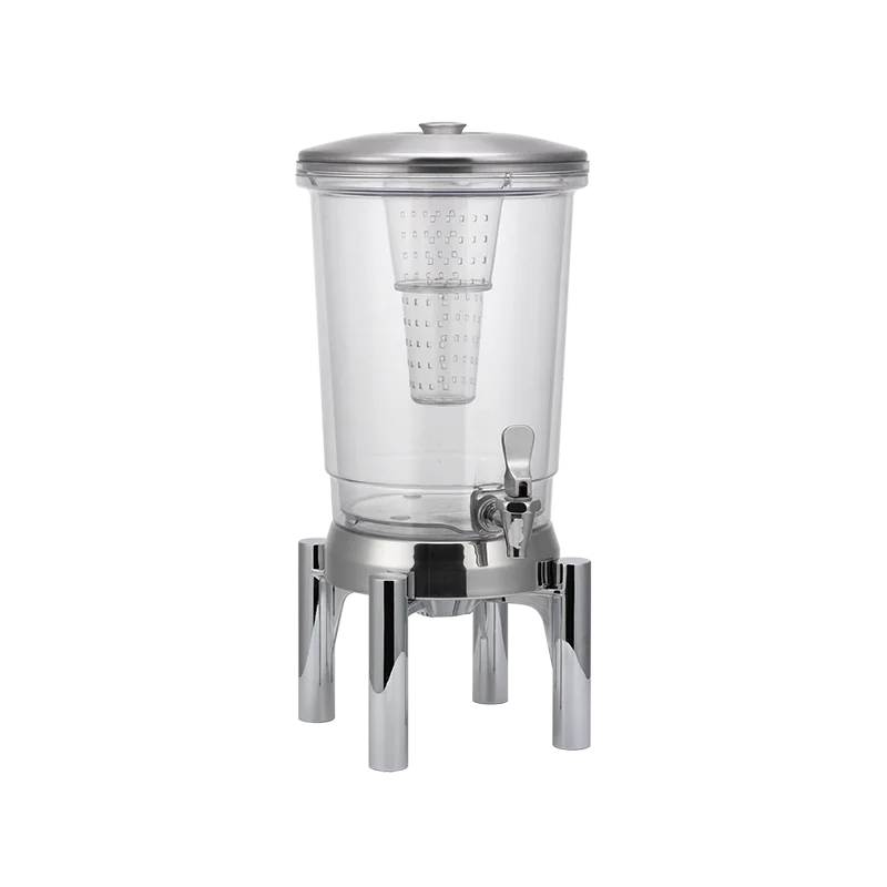 Service Ideas 3 Gallon Container With Lid and Round Legs