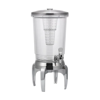 Service Ideas 3 Gallon Container With Lid and Modern Legs