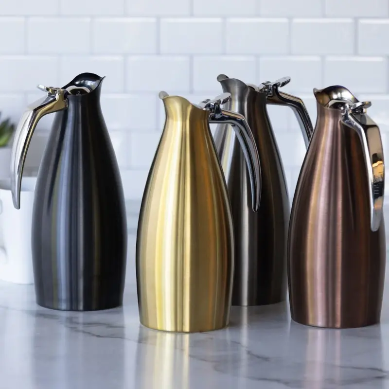 Service Ideas Altus Server 1 Liter Vintage Gold Finish Service Ideas Altus Server 1 Liter Vintage Gold Finish