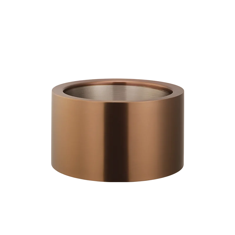 Service Ideas Party Tub 1.5 Gallon Double Walled Rose Gold Finish
