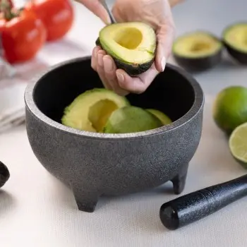 Service Ideas Molcajete Bowl 50 Ounce With Pestle