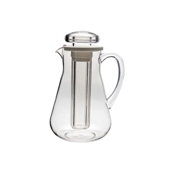 Service Ideas Pitcher BPA Free 1.9 Liter Smooth Body - Set of 6 pieces