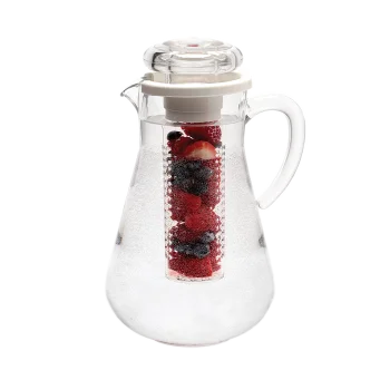 Service Ideas Pitcher BPA Free 1.9 Liter Smooth Body - Set of 6 pieces