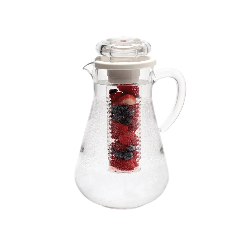 Service Ideas Pitcher BPA Free 1.9 Liter Smooth Body - Set of 6 pieces