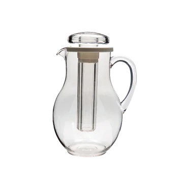Service Ideas Pitcher BPA Free 3.0 Liter Smooth Body - Set of 6 pieces