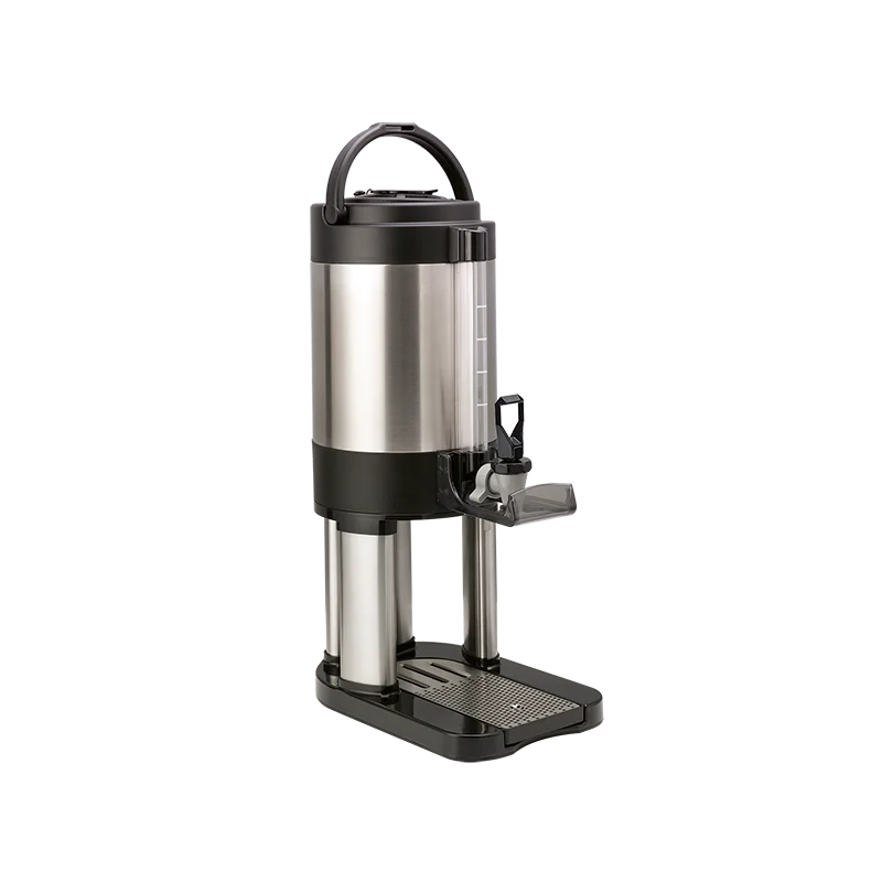 Service Ideas Slim Beverage Dispenser 1 Gallon Stainless Steel