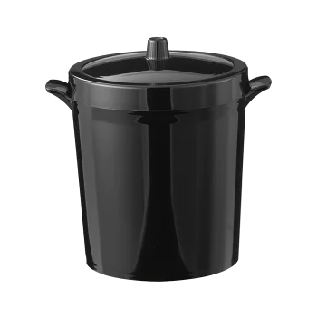 Service Ideas Ice Bucket 3 Liter Black Finish