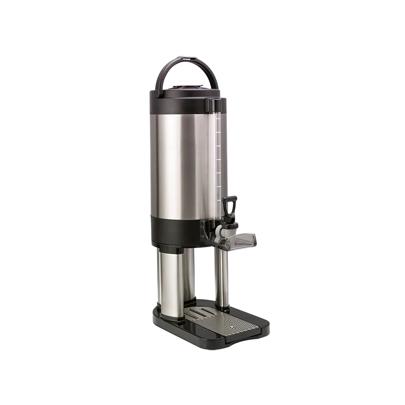 Service Ideas Slim Beverage Dispenser 1.5 Gallon Stainless Steel