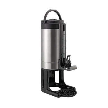 Service Ideas Gravity Beverage Dispenser 2 Gallon Brushed Finish