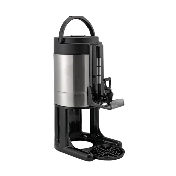 Service Ideas Gravity Beverage Dispenser 1 Gallon Brushed Finish