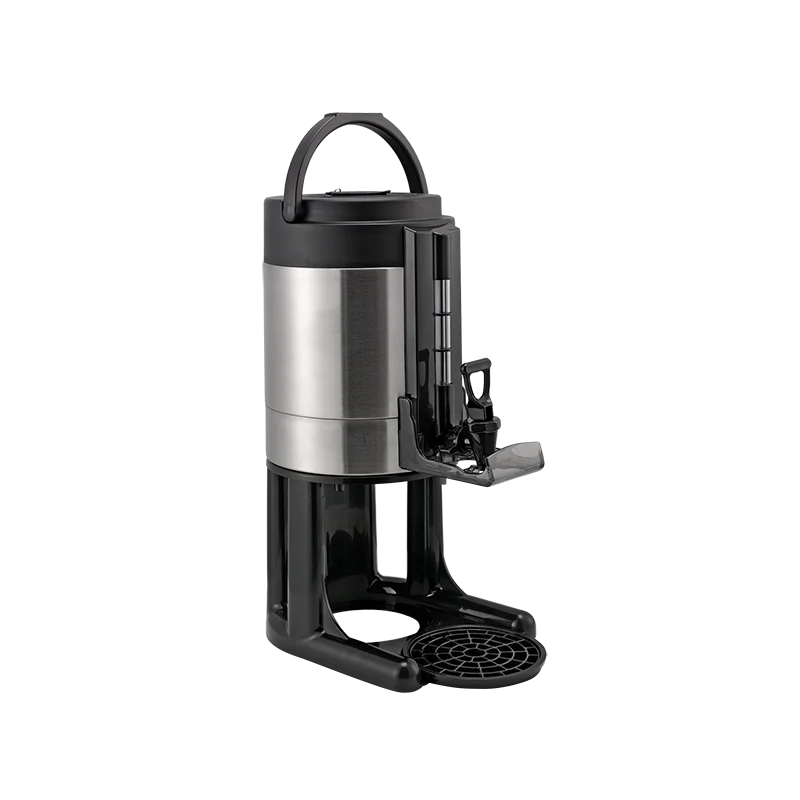 Service Ideas Gravity Beverage Dispenser 1 Gallon Brushed Finish