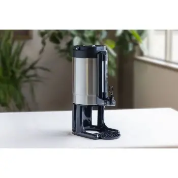 Service Ideas Gravity Beverage Dispenser 1.5 Gallon Brushed Finish