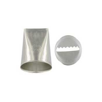 Ateco 898 Ateco 898 - Ribbon Pastry Tip - Stainless Steel Basketwave and Ribbon Pastry Tips