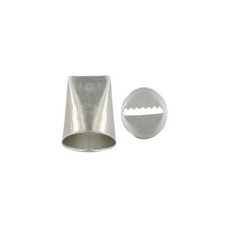 Ateco 898 Ateco 898 - Ribbon Pastry Tip - Stainless Steel Basketwave and Ribbon Pastry Tips