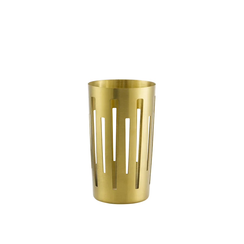 Service Ideas Breadstick Basket Vintage Gold Finish