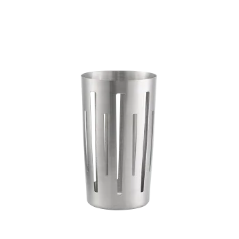 Service Ideas Breadstick Basket Brushed Stainless Steel