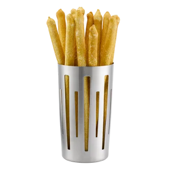 Service Ideas Breadstick Basket Brushed Stainless Steel