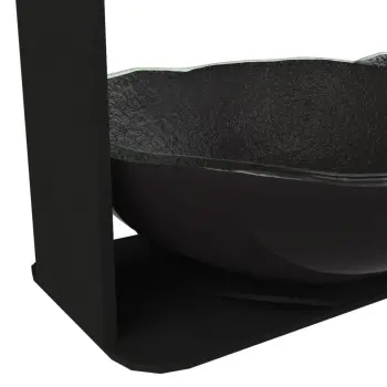 My Glass Studio Nut Bowl, Black - Set of 4 - 31.0 x 6.0 x 14 cm