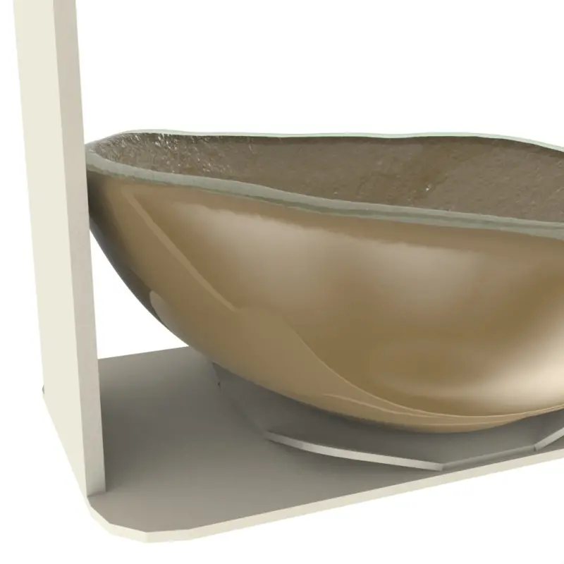 My Glass Studio Nut Bowl, Natural - Set of 4 - 31.0 x 6.0 x 14 cm