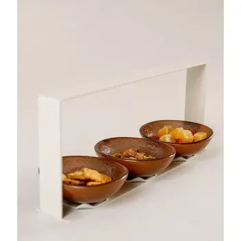 My Glass Studio Nut Bowl, Natural - Set of 4 - 31.0 x 6.0 x 14 cm