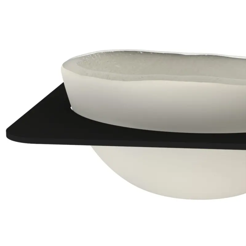 My Glass Studio Nut Bowl, Cream - Set of 2 - 20.8 x 10.7 x 25.1 cm My Glass Studio Nut Bowl, Cream - Set of 2 - 20.8 x 10.7 x 25.1 cm