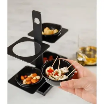 My Glass Studio Nut Bowl, Cream - Set of 2 - 20.8 x 10.7 x 25.1 cm