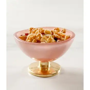 My Glass Studio Nut Bowl, Grey - Set of 10 - Dia: 10 cm, H: 7 cm
