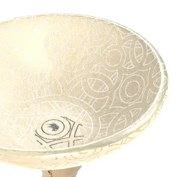 My Glass Studio Nut Bowl, Cream - Set of 4 - 37.0 x 15.0 x 34 cm