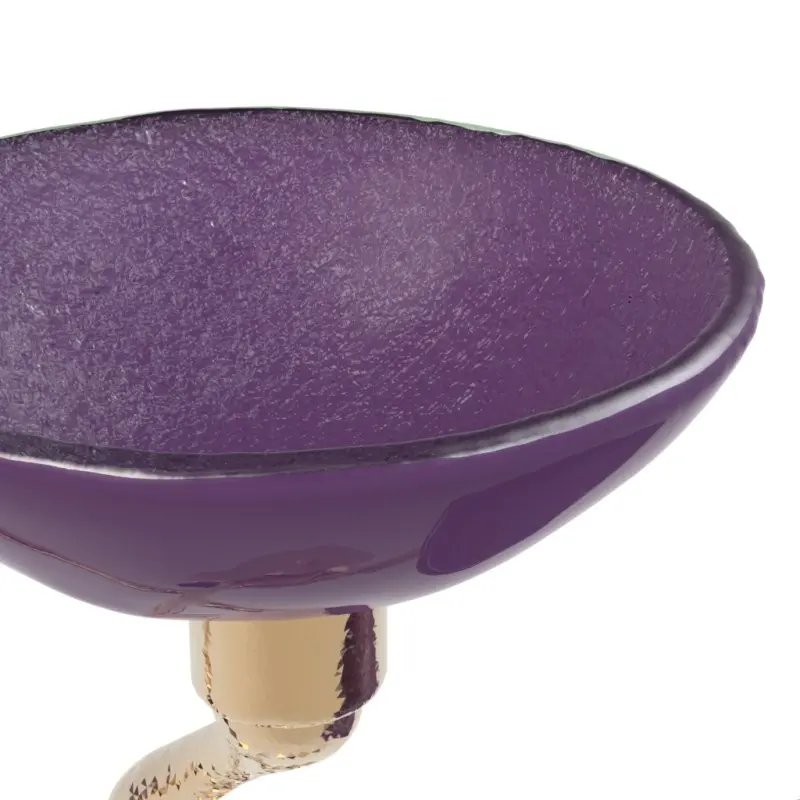 My Glass Studio Nut Bowl, Purple - Set of 4 - 37.0 x 15.0 x 34 cm