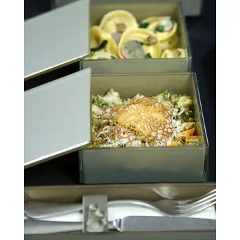 My Glass Studio Bento Box, Green - Set of 8 - 28.0 x 9.3 x 4 cm