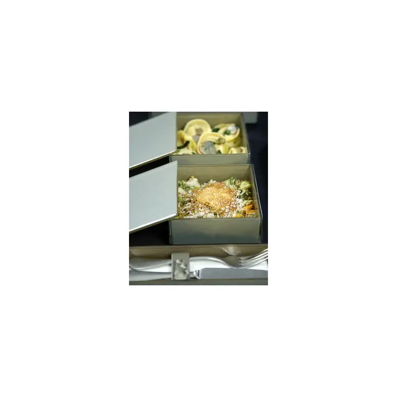 My Glass Studio Bento Box, Green - Set of 8 - 28.0 x 9.3 x 4 cm