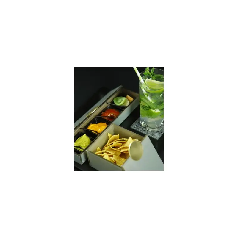 My Glass Studio Bento Box, Green - Set of 8 - 28.0 x 9.3 x 4 cm