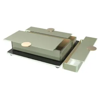 My Glass Studio Bento Box, Green - Set of 8 - 28.0 x 9.3 x 4 cm