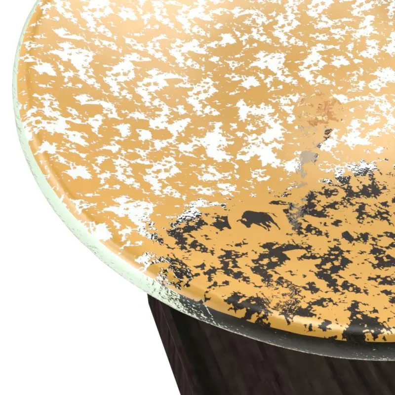 My Glass Studio Nut Bowl, Gold - Set of 4 - 17.5 x 8.0 x 15.0 cm