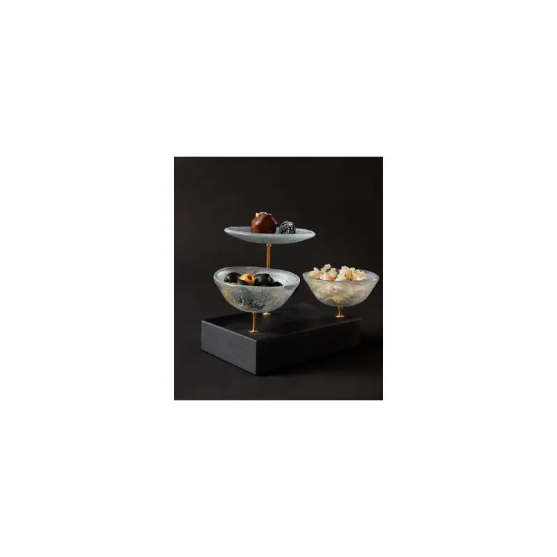 My Glass Studio Nut Bowl, Beige - Set of 4 - 17.5 x 11.0 x 15.0 cm My Glass Studio Nut Bowl, Beige - Set of 4 - 17.5 x 11.0 x 15.0 cm