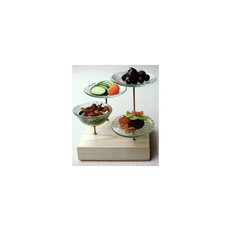 My Glass Studio Nut Bowl, Beige - Set of 4 - 21.5 x 21.5 x 19 cm My Glass Studio Nut Bowl, Beige - Set of 4 - 21.5 x 21.5 x 19 cm